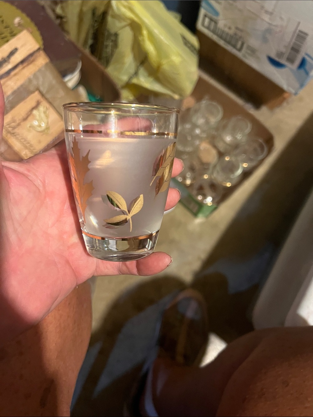 Vuntage juice glasses